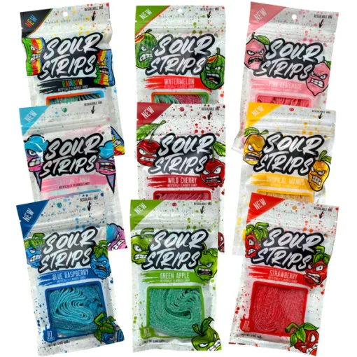 Sour Gummy Strips are now available in stock online for affordable prices, buy sour gummy candy strips online, buy gummy sour strips online now.