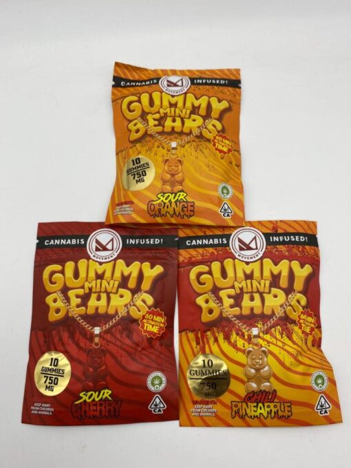 Mini Gummy Bears 750mg are now available in stock online for affordable prices, buy mini gummy Bears online now.